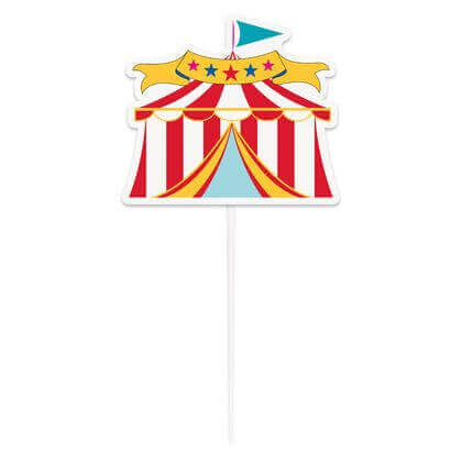 Circus Time! - Tent Shaped Cake Topper-0